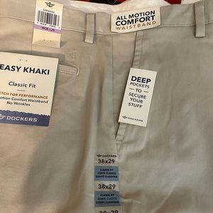 Men’s Docker pants.